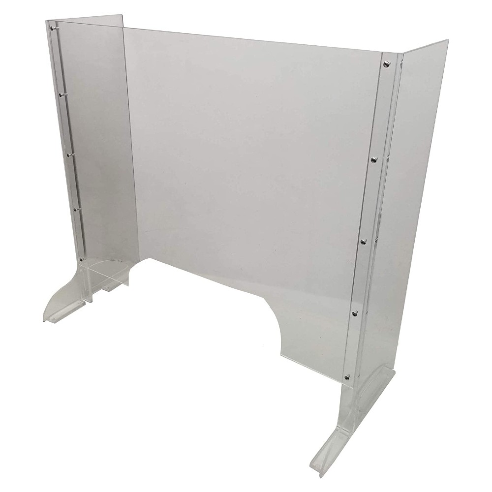 Roll up Sneeze Screen Floor Standing Sneeze Guard Size : 60x160cm Protective Screen Sneeze Guard for Counter 31.5 X 78.7 